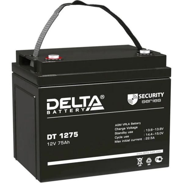 Аккумулятор для ИБП Delta Battery DT 1275 12 В 75 Ач