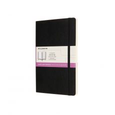 Блокнот Moleskine Classic Soft Double 96 л линейка/без разлиновки мягкая обложка nb313sbk черный