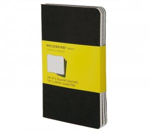 Блокнот Moleskine Large Squared Cahier Journal, 3шт.