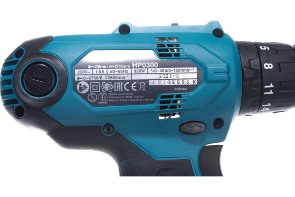 Дрель Makita HP0300 сетевая