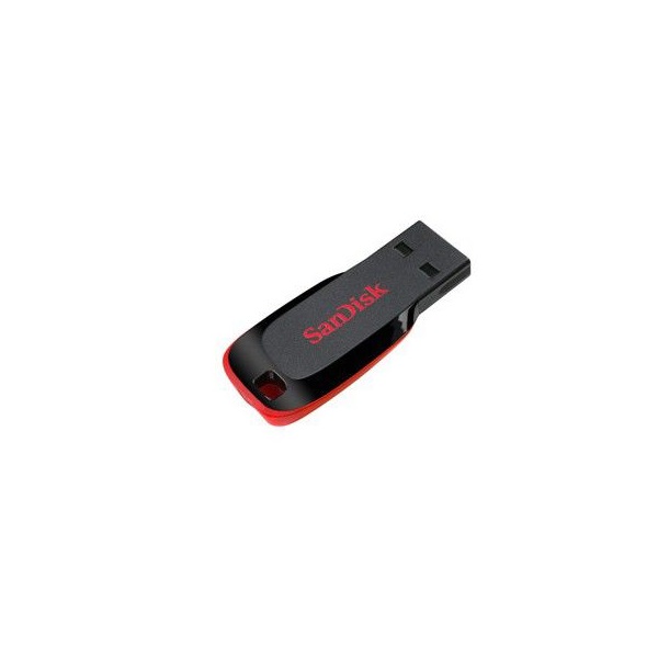 Флешка Sandisk Cruzer blade 32Гб черный и красный