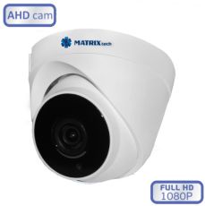 IP камера видеонаблюдения MATRIXtech MT-DP2.0AHD20C (2,8mm) v1 белый 2.8 мм фиксированный