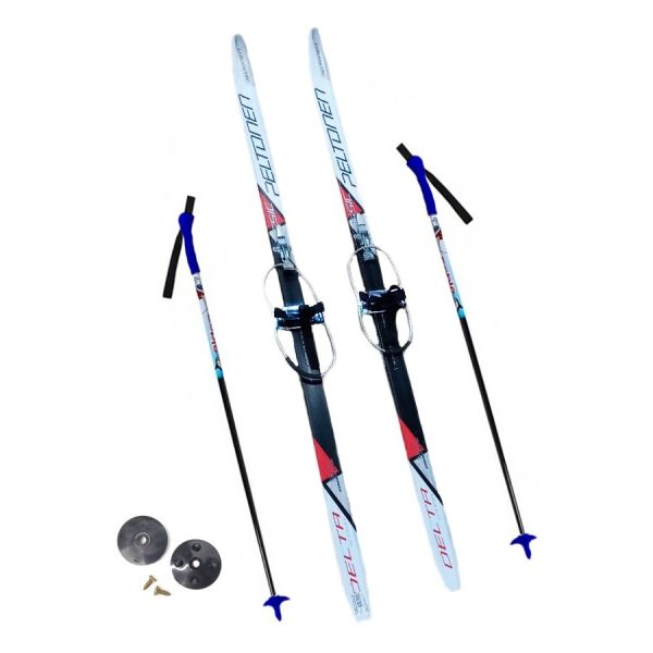 Комплект беговых лыж STC Peltonen Delta STEP красный, 140