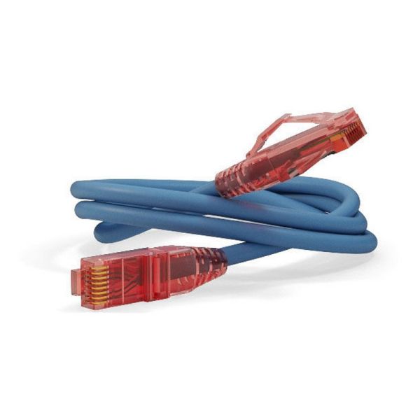 Патч-корд HyperLine PC-LPM-UTP-RJ45-RJ45-C5e-0.5M-LSZH-BL 0,5 м, синий