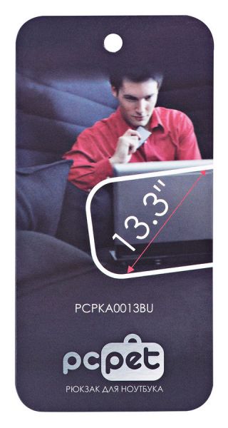 Рюкзак для ноутбука PC PET PCPKA0013BU до 13.3