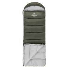 Спальный мешок Naturehike U150 (190+30)х75 см, темно-зеленый NH20MSD07-ARM150-L левая
