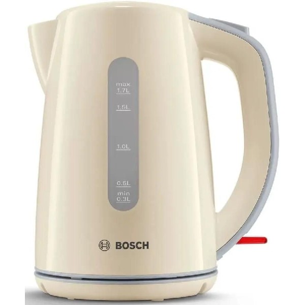 Электрический чайник Bosch TWK7507 бежевый/серый 1,7 л