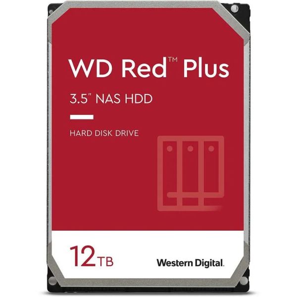 Жесткий диск Western Digital Red Plus WD120EFBX, 12288 Гб, 3.5 